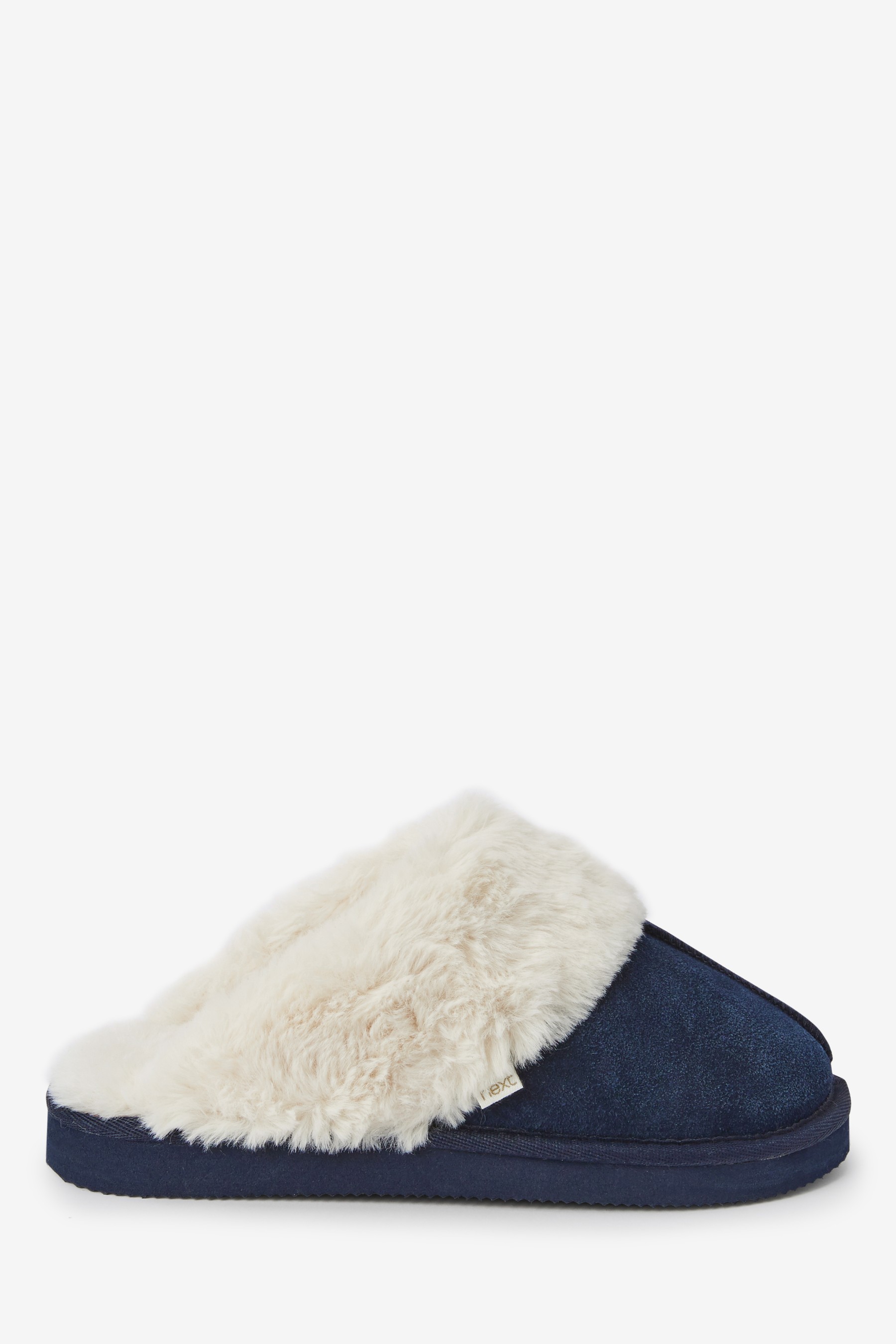 Suede Mule Slippers