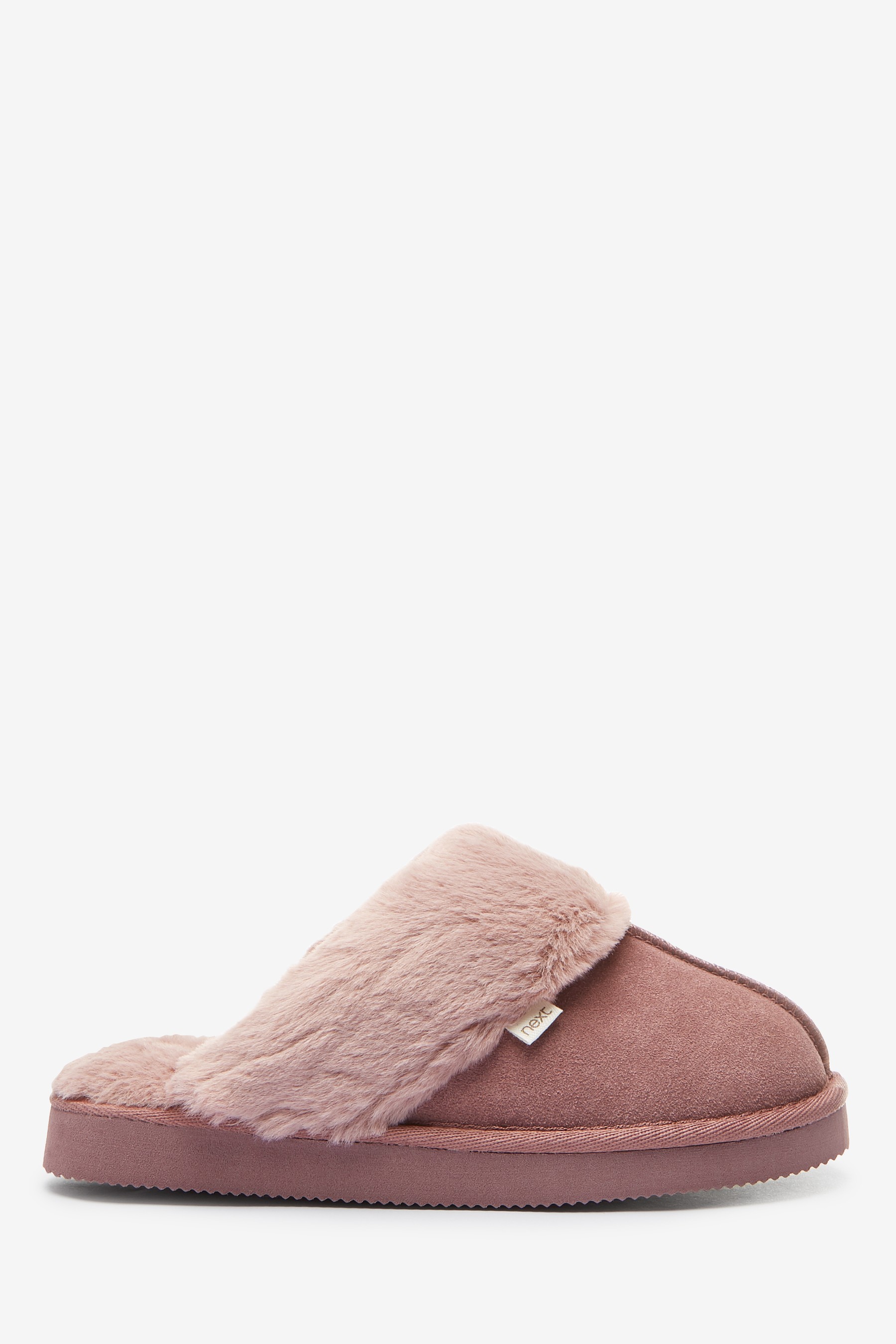 Suede Mule Slippers