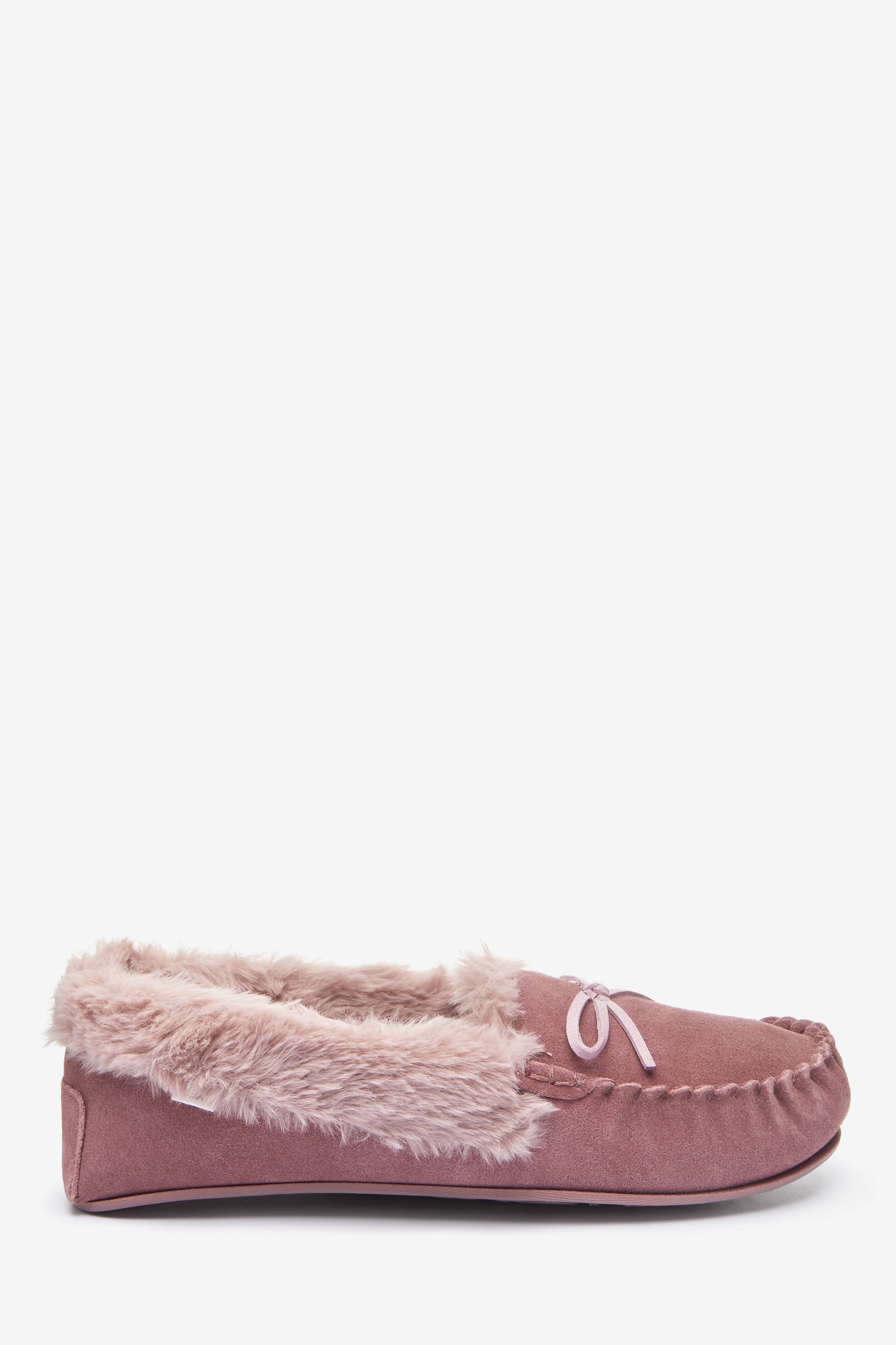 Suede Moccasin Slippers