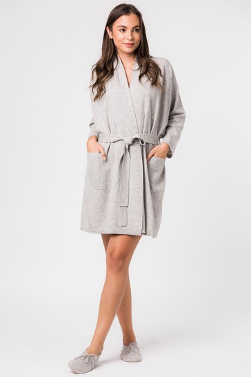 Pure Luxuries London Hallbeck Cashmere & Merino Wool Dressing Gown