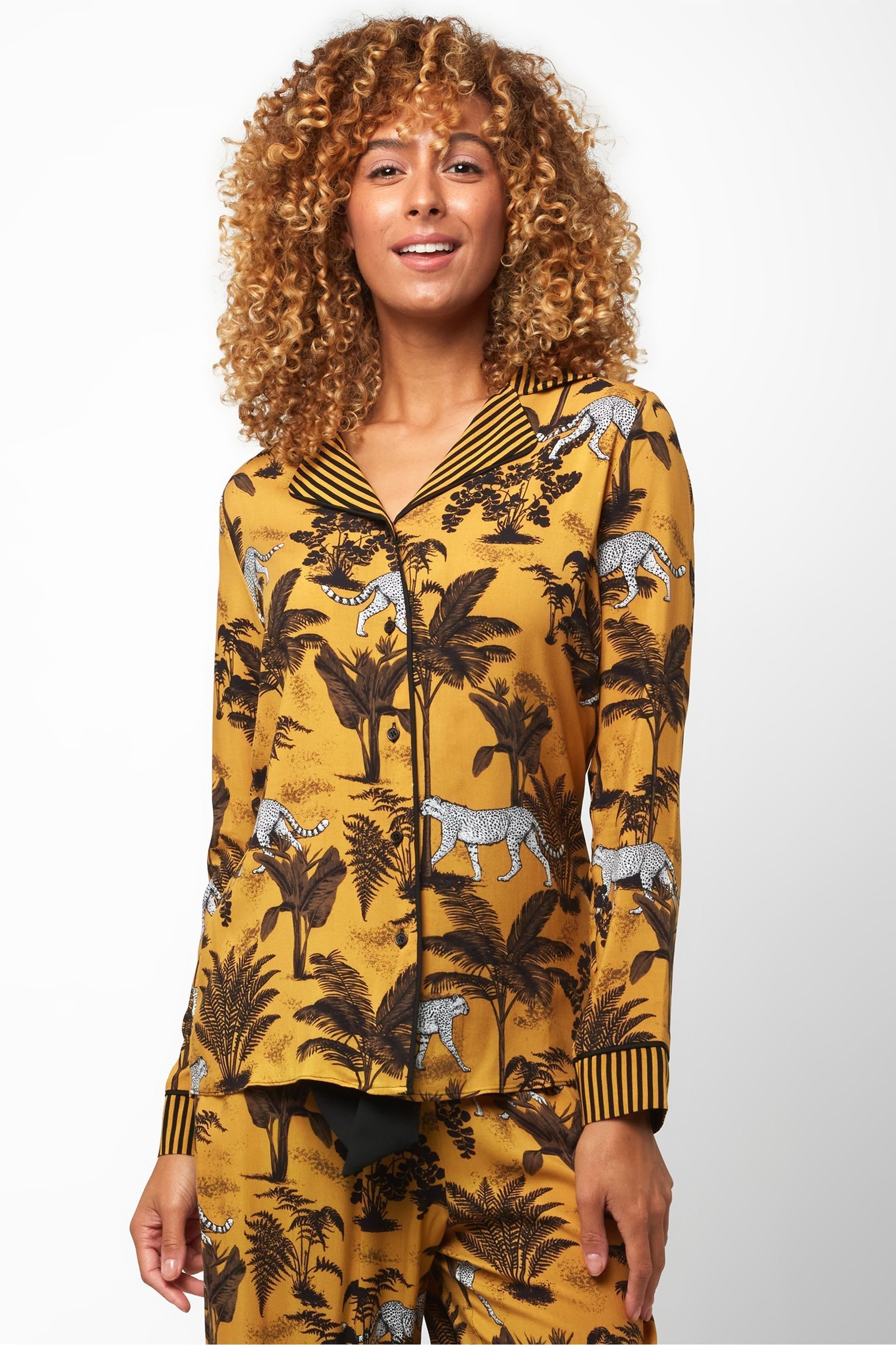 Joe Browns Couture Jungle Pyjama Shirt