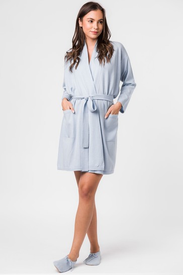 Pure Luxuries London Hallbeck Cashmere & Merino Wool Dressing Gown