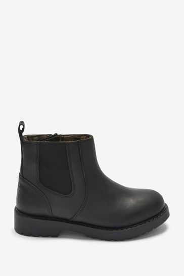 Waterproof Leather Chelsea Boots