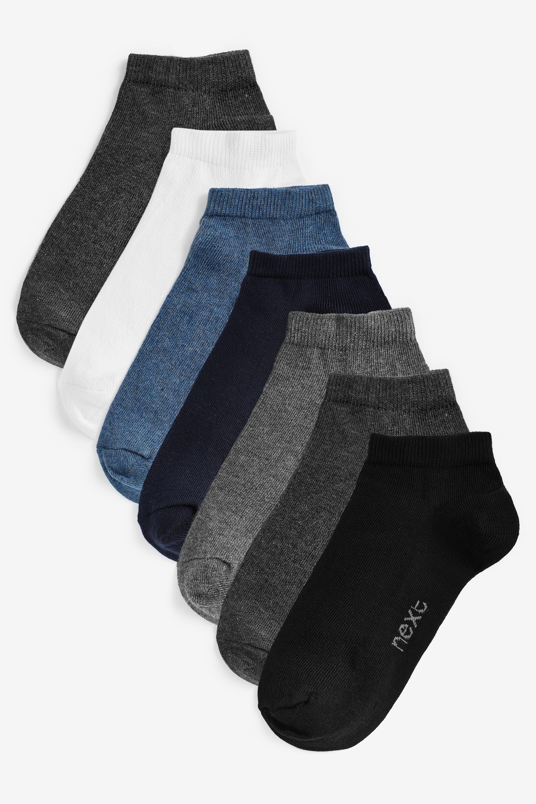 7 Pack Cotton Rich Trainer Socks