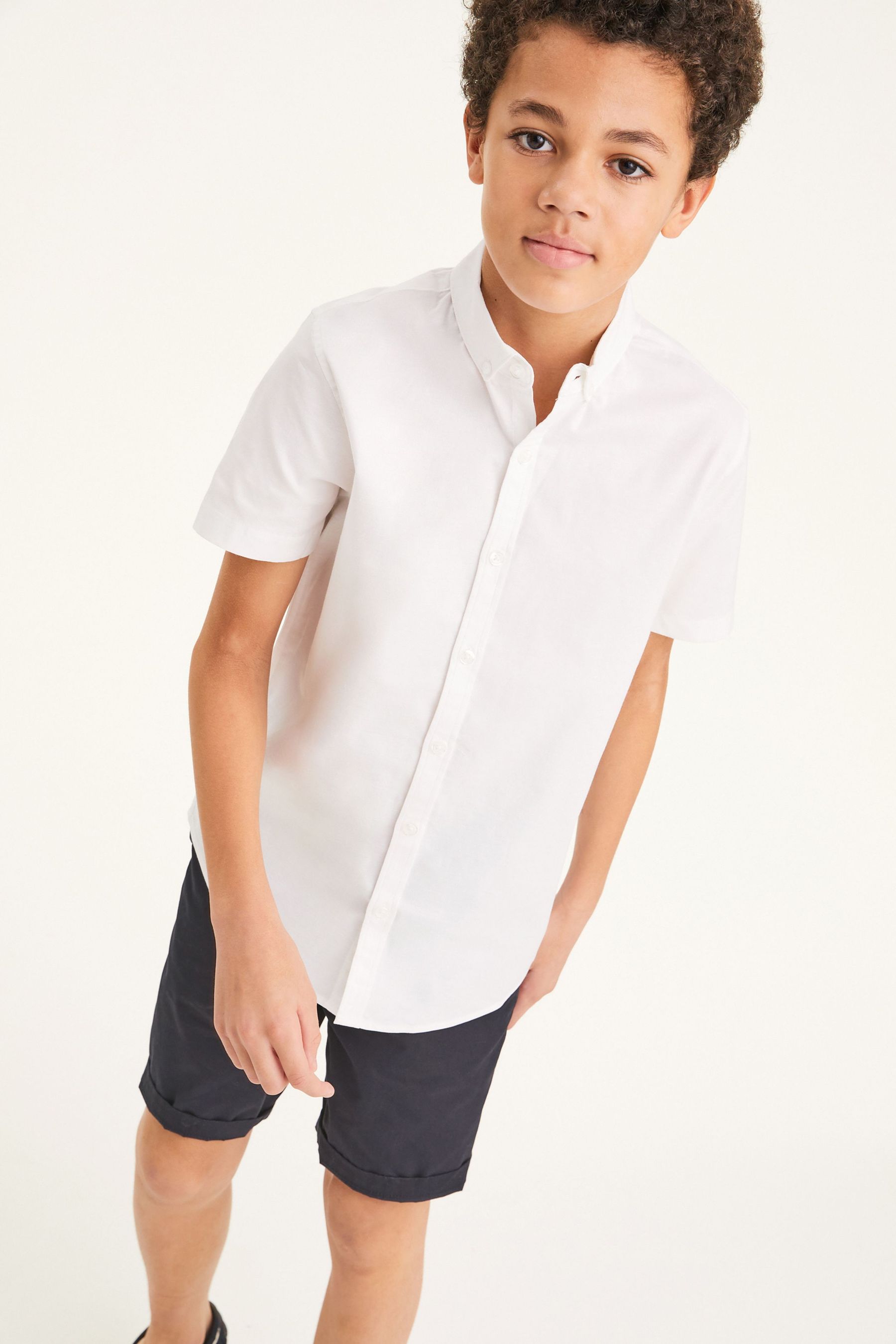 Oxford Shirt (3-16yrs) Short Sleeve