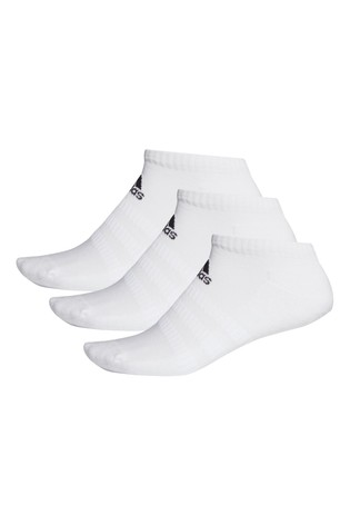 adidas Kids White Trainer Socks 3 Pack