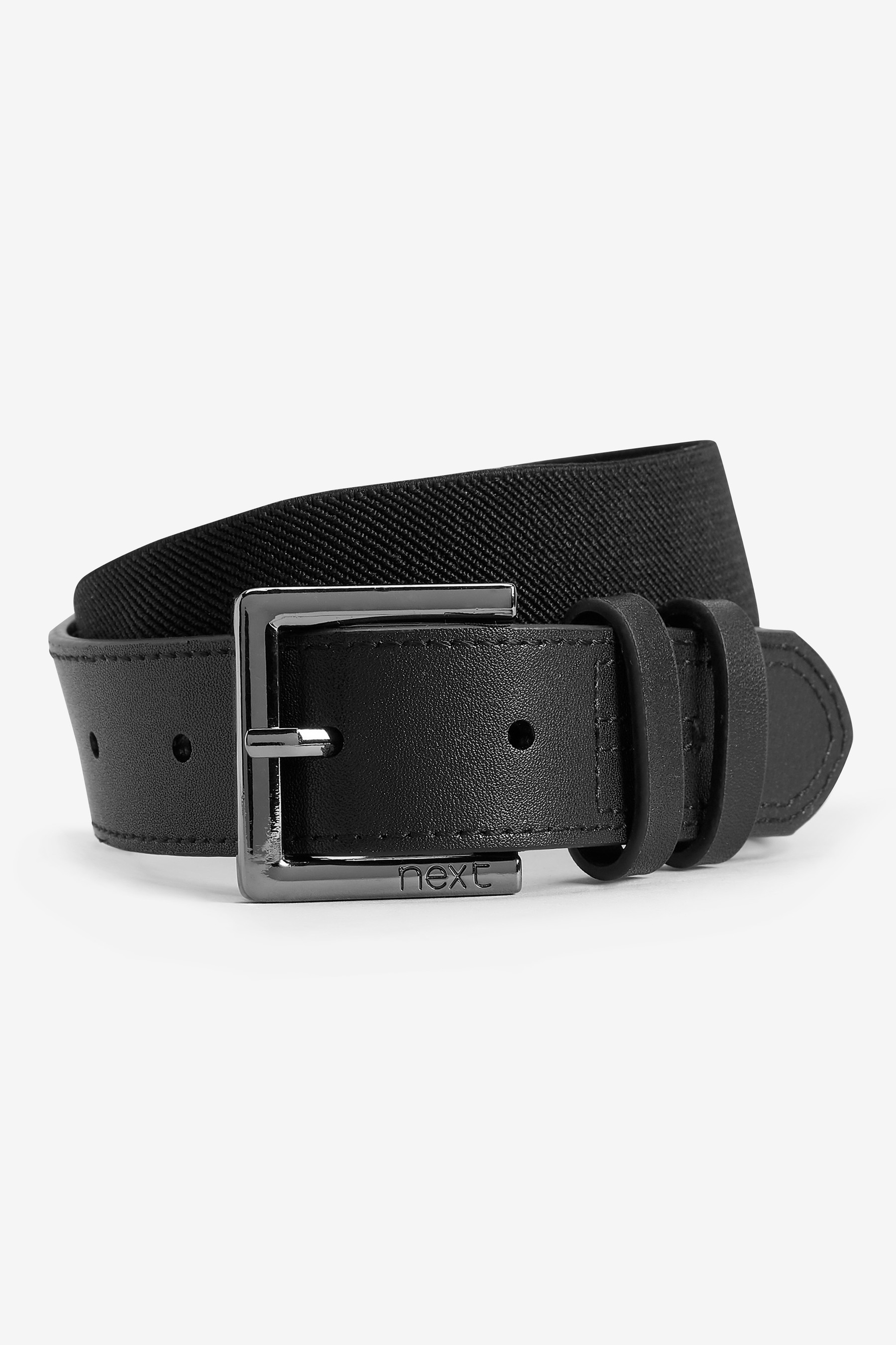 Leather And Elastic Belt