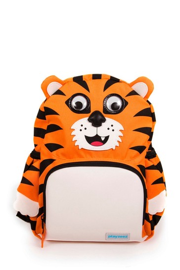 Playzeez Eli Orange The Tiger Backpack