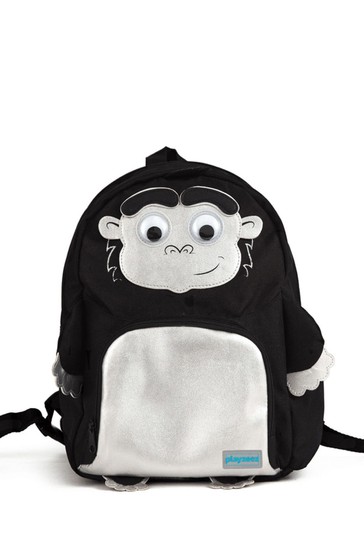 Playzeez Misty Black The Gorilla Backpack