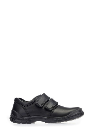 Start-Rite Engineer Vegan Black Double Strap Shoes