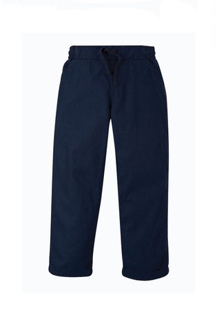 Frugi Navy Blue Organic Cotton Smart Or School Trousers