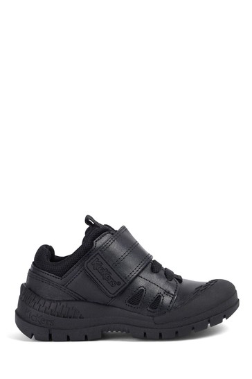 Kickers Black Trukka Lo Shoes