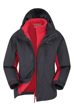 Mountain Warehouse Cannonball 3 In 1 Kids Waterproof Jacket