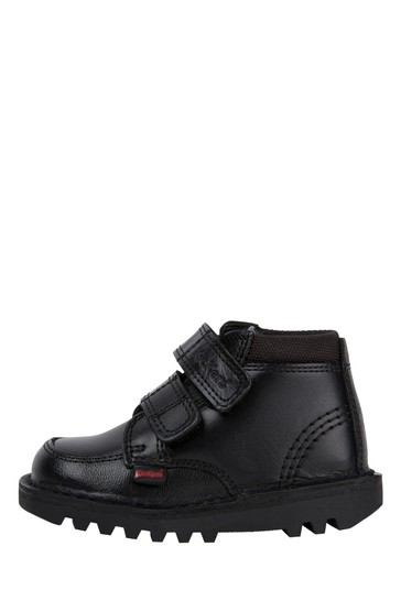 Kickers Junior Kick Hi Scuff Leather Shoes