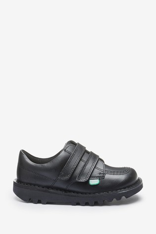 Kickers Infants Kick Lo Velcro Leather Shoes