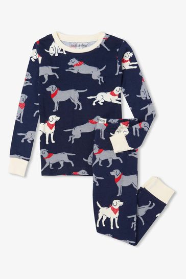 Hatley Kids Navy Blue Bandana Labs Pajama Set