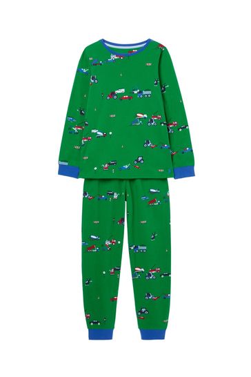 Joules 2 Pack Blue Dreamland Pyjama Set