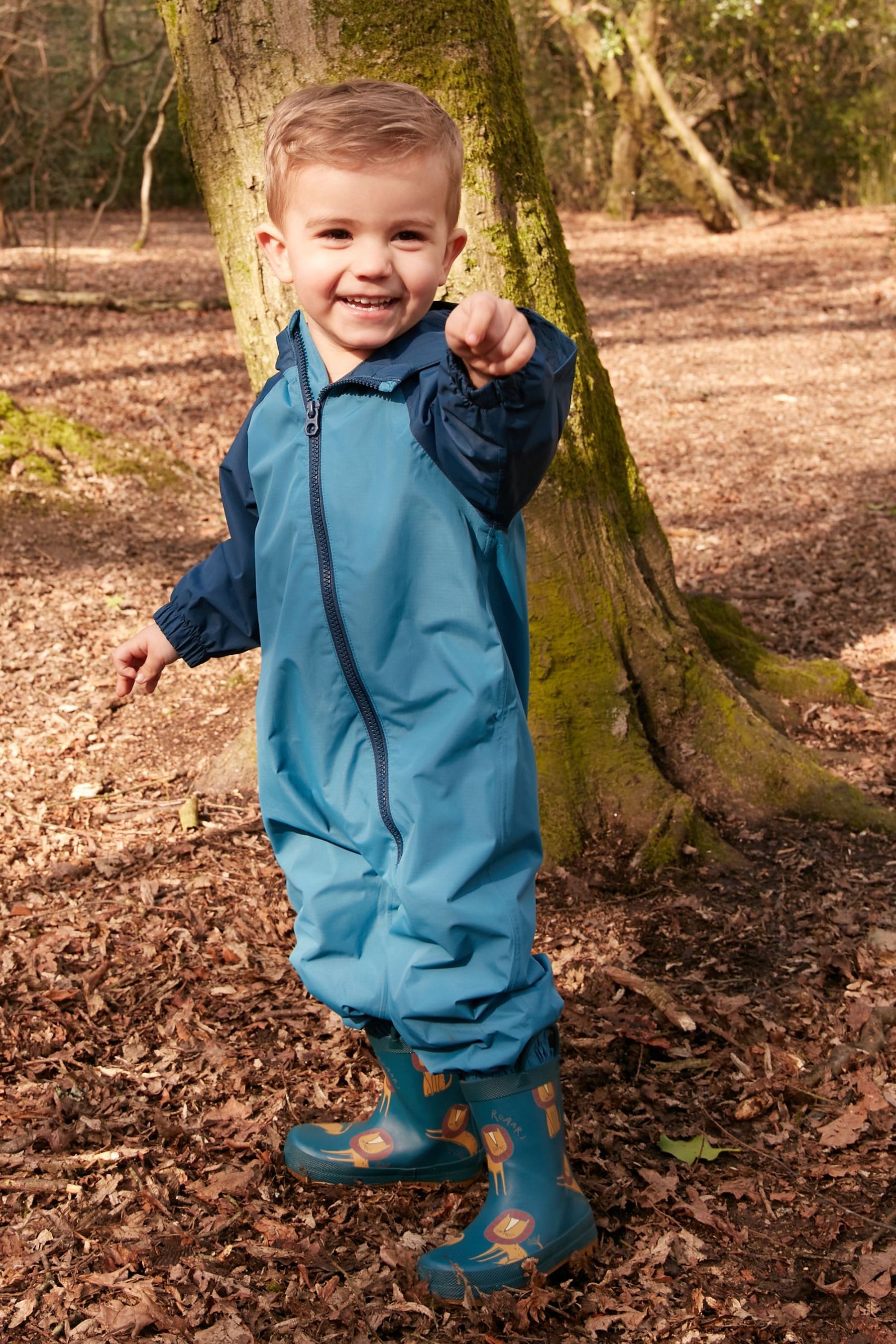 Waterproof Fleece Lined Puddlesuit (3mths-7yrs)