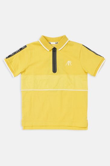 Angel & Rocket Yellow Craig Active Polo Shirt