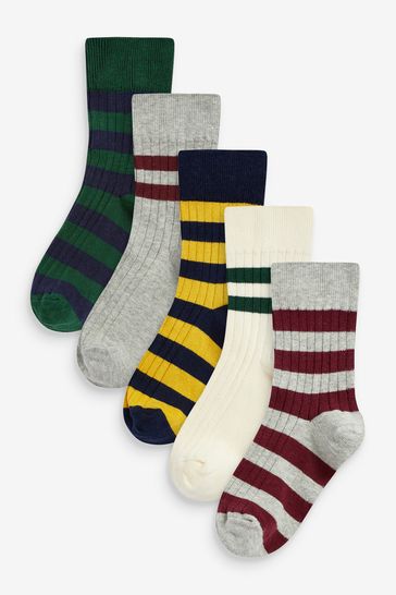 5 Pack Cotton Rich Socks