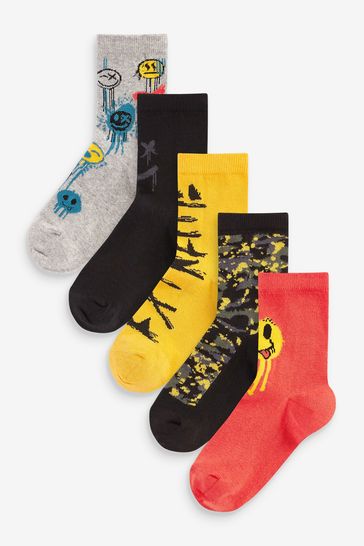 5 Pack Cotton Rich Socks