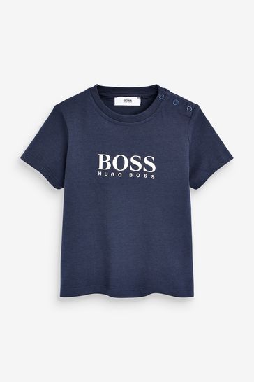 BOSS Baby Navy Logo TShirt