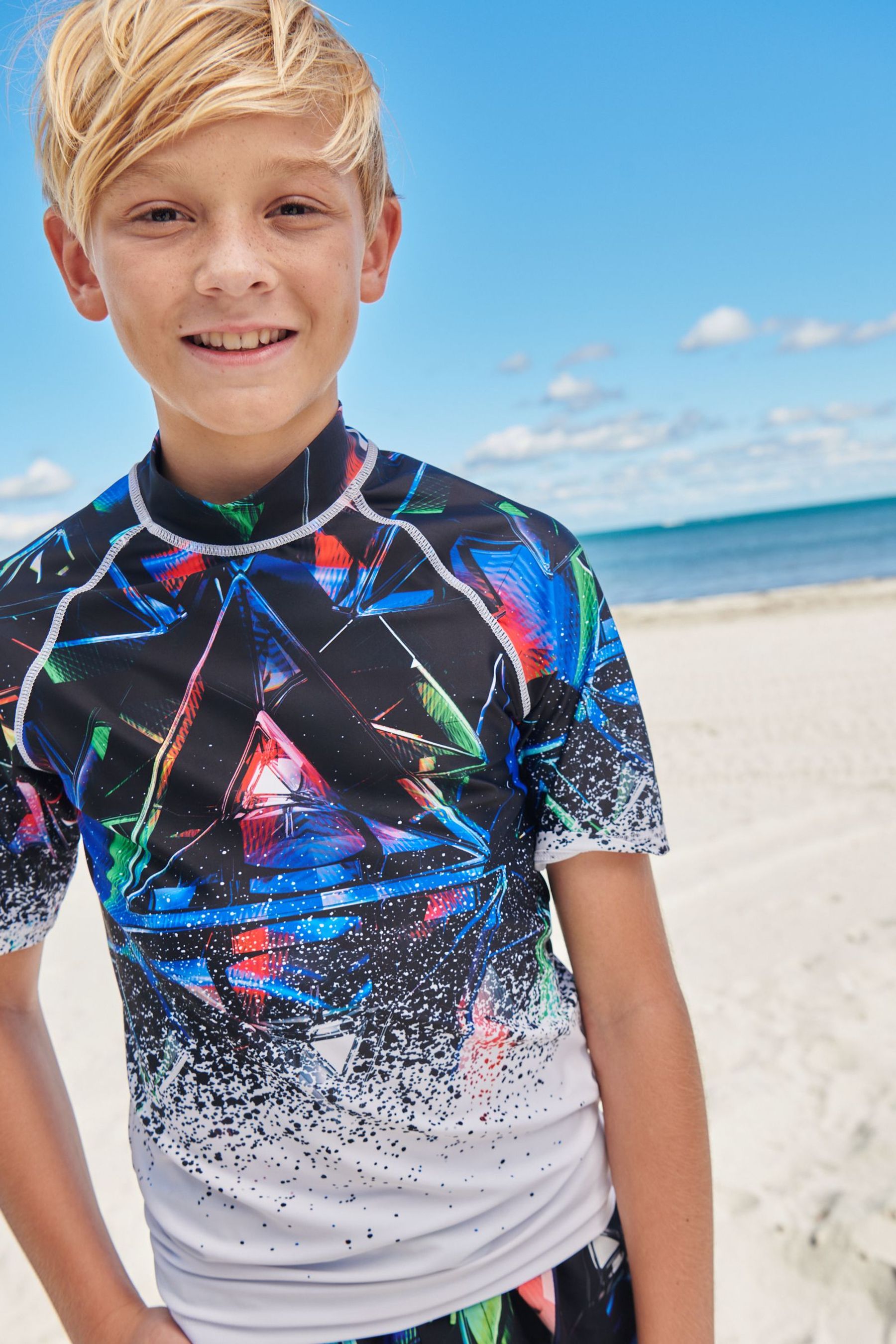 Short Sleeve Sunsafe Rash Vest (3-16yrs)