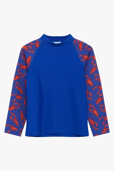 Trotters London Blue Lobster Rash Vest