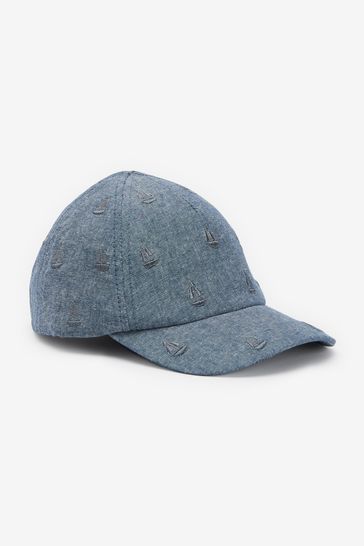 Embroided Chambray Cap (3mths-10yrs)