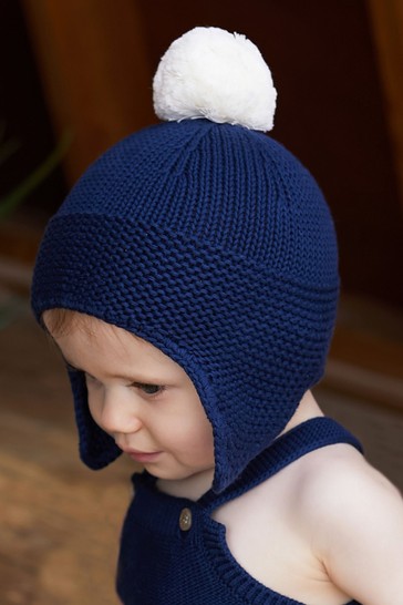 The Little Tailor Navy Trapper Hat