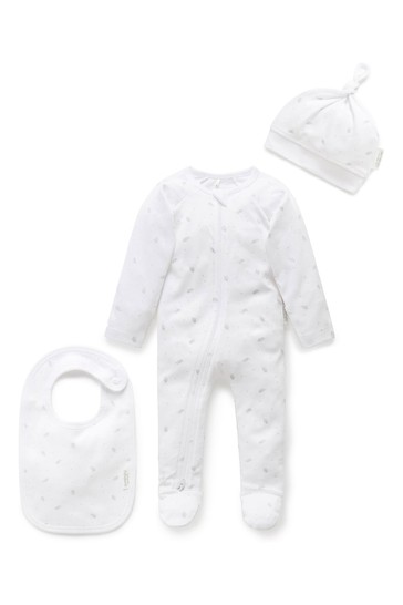 Purebaby Grey 3 Piece Set