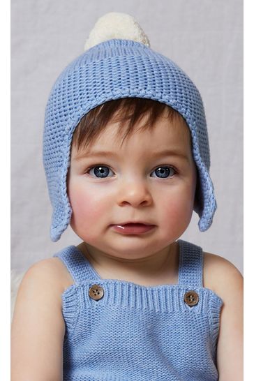 The Little Tailor Mid Blue Trapper Hat