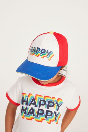 Little Bird Red Happy Baseball Cap