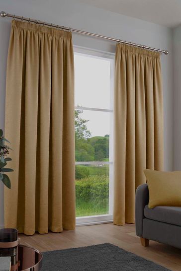 Fusion Galaxy Light Reducing Pencil Pleat Curtains