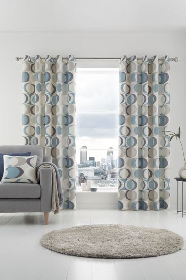 Fusion Sander Eyelet Curtains