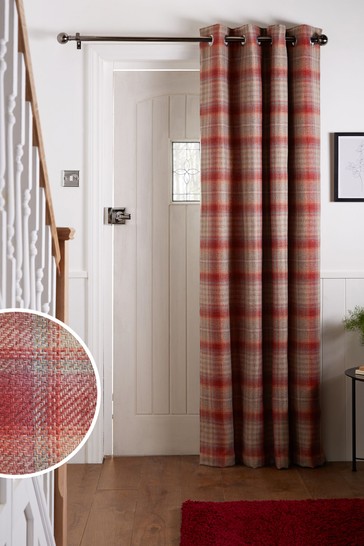 Tweedy Cranford Curtains Eyelet Door