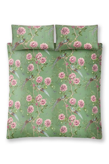 Paloma Home Vintage Chinoiserie Duvet Cover and Pillowcase Set