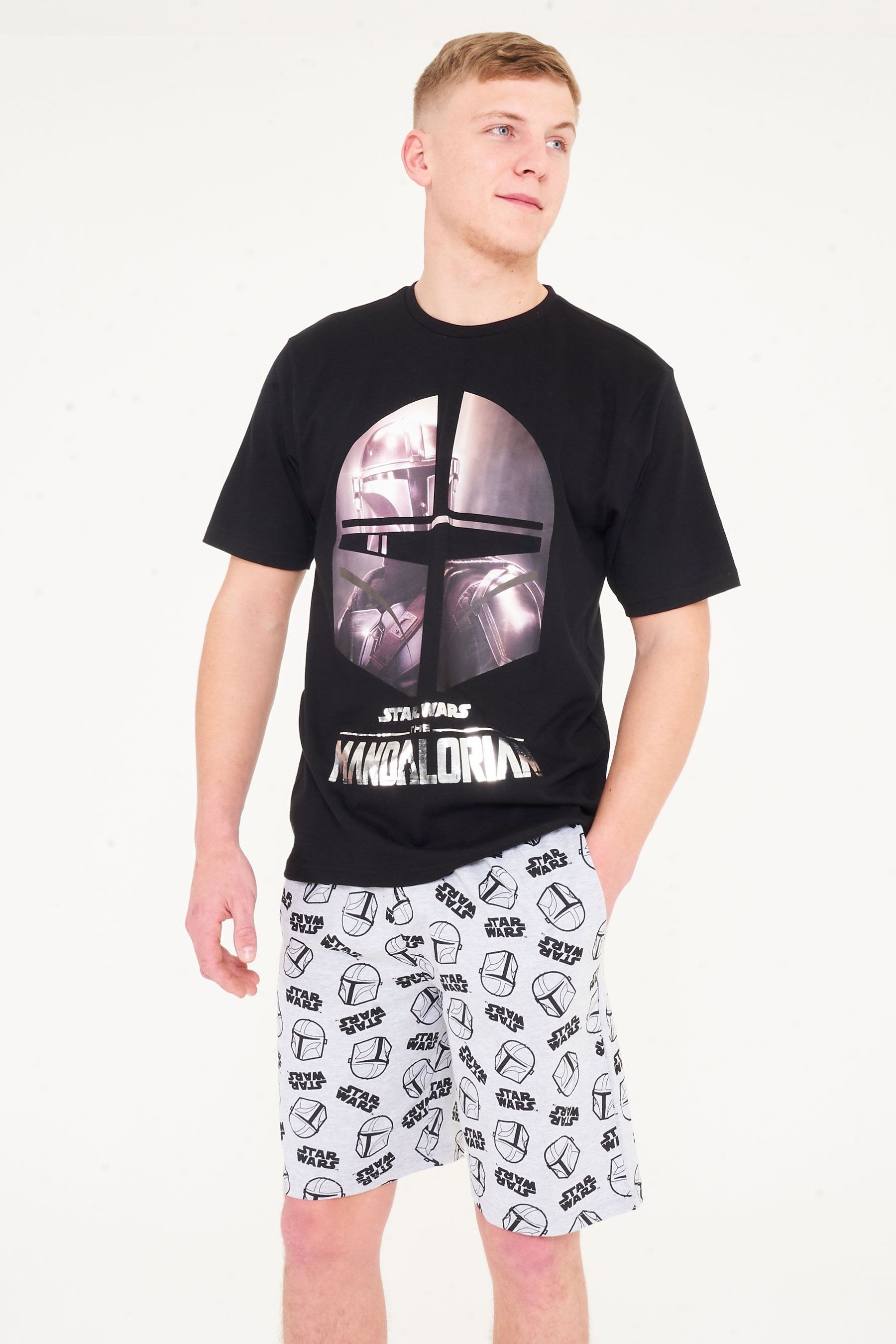 Brand Threads Mens Short Pyjamas