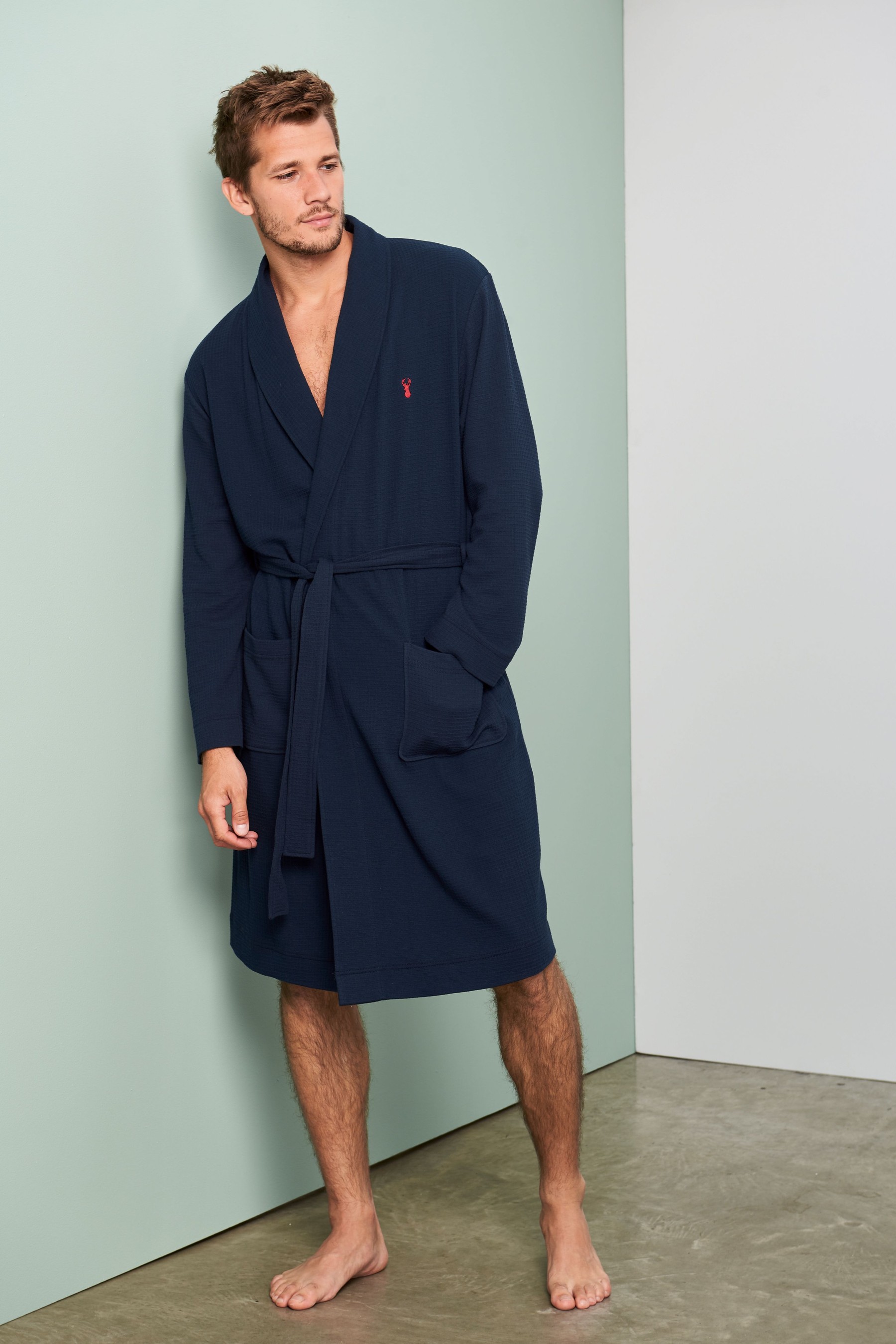 Lightweight Waffle Dressing Gown