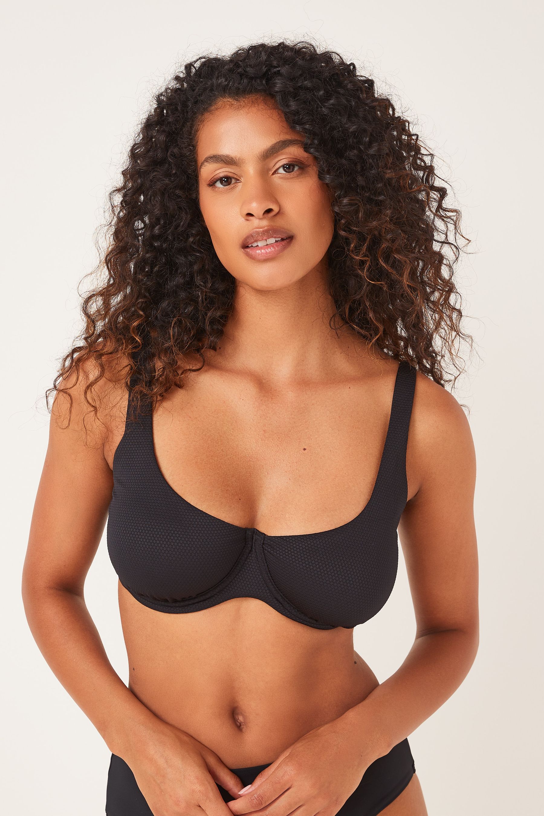 Bella DD+ Bikini Top Non Padded Underwired Top