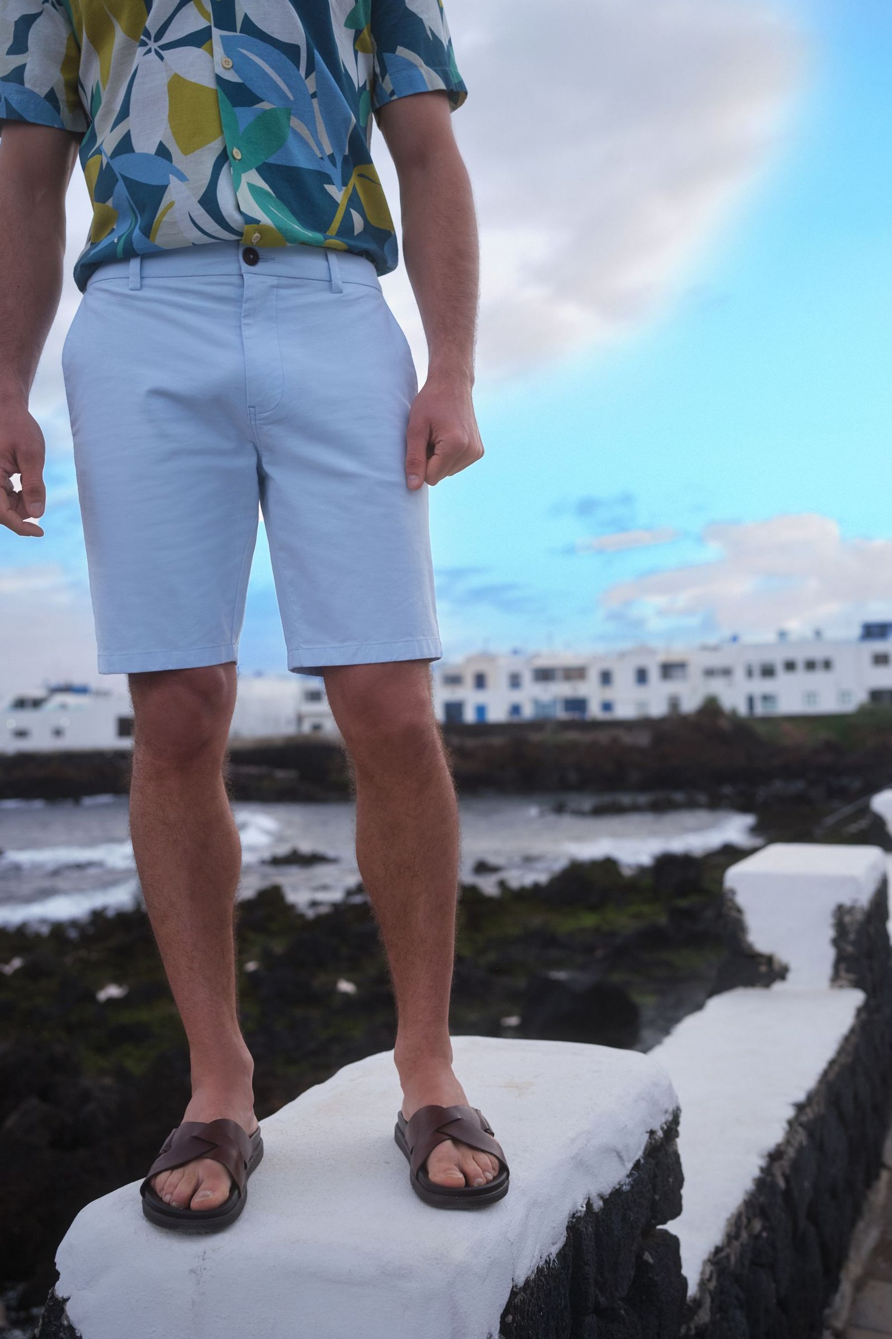 Stretch Chino Shorts Slim Fit