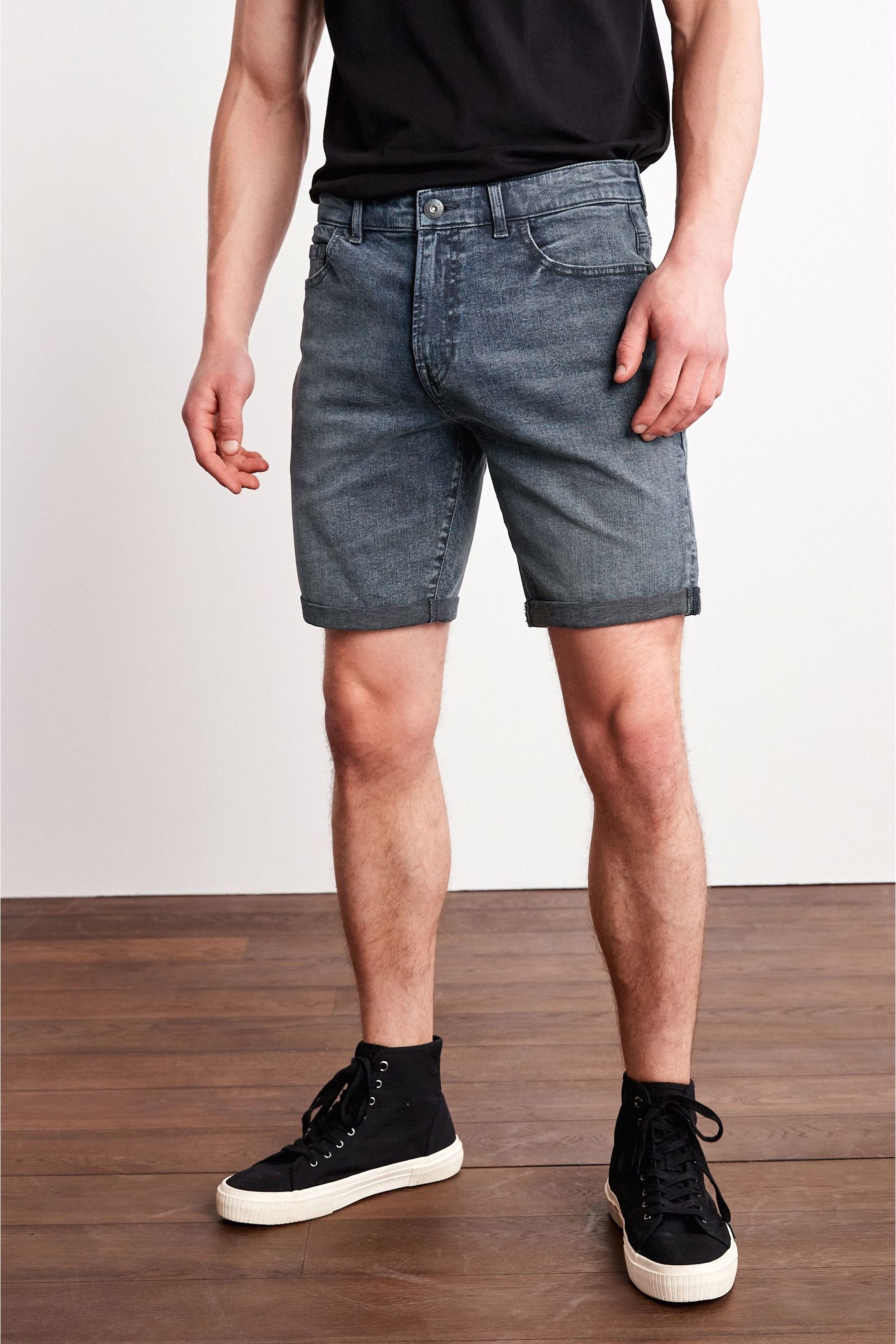 Denim Shorts Slim Fit