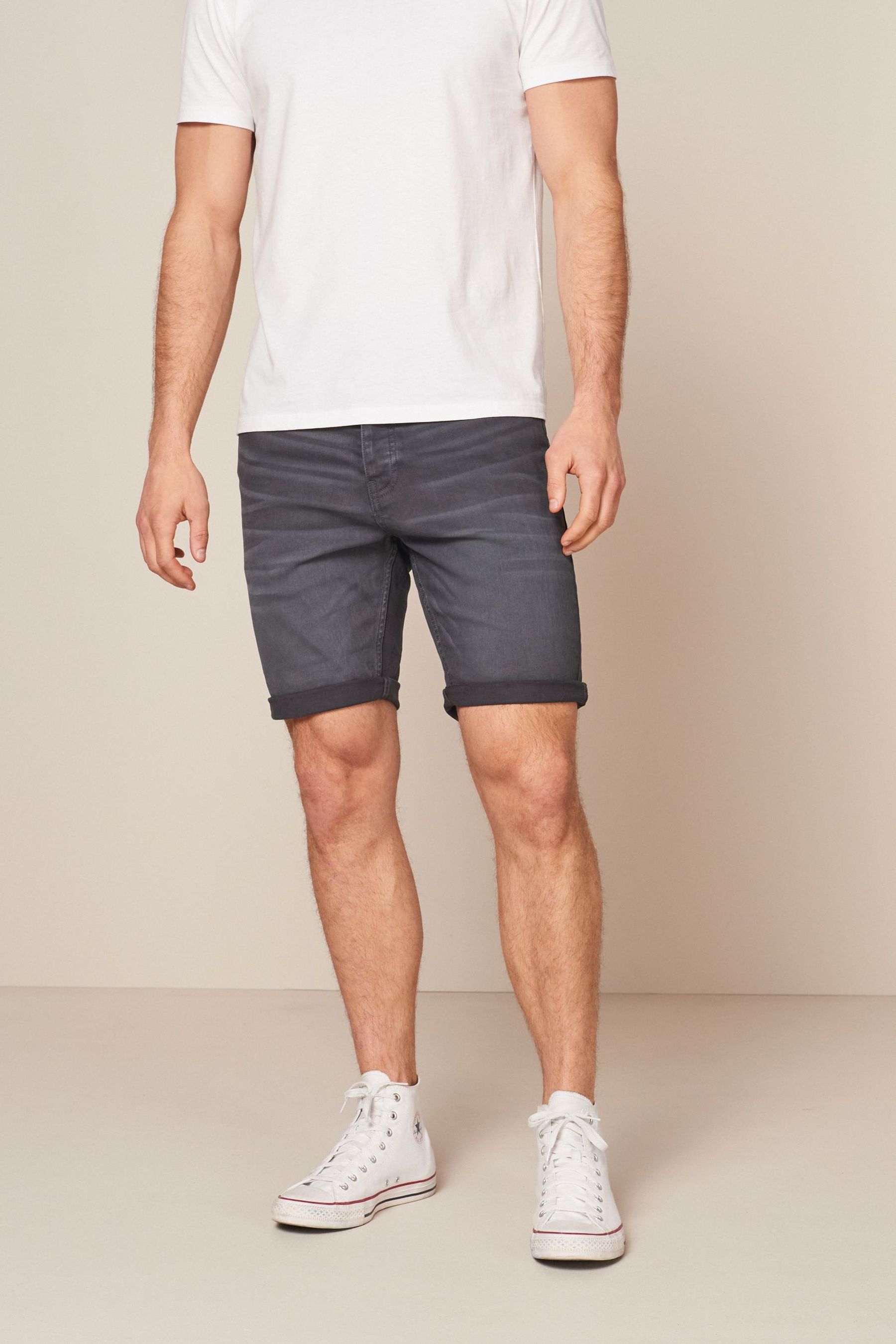 Denim Shorts Slim Fit