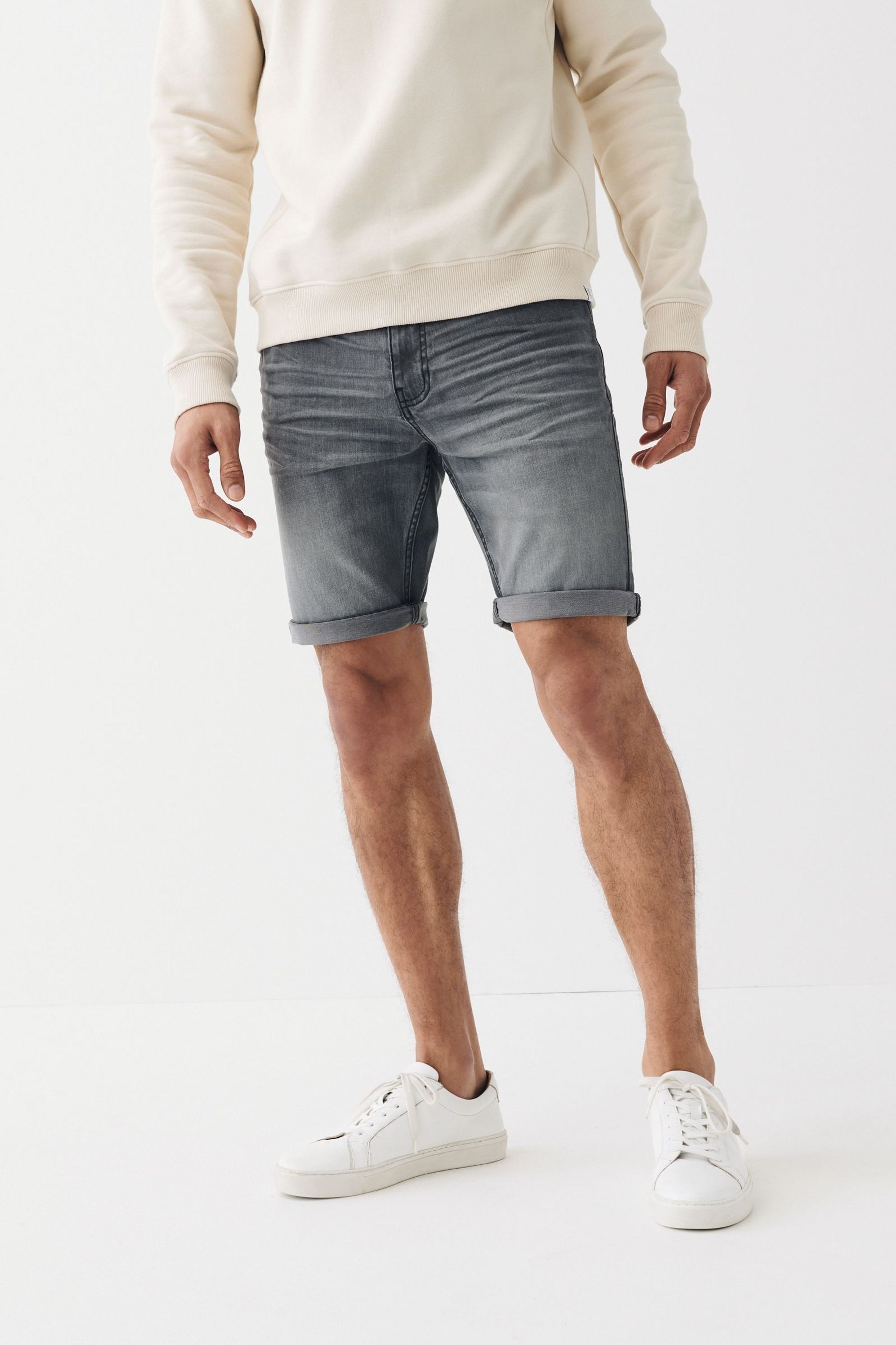 Denim Shorts Slim Fit