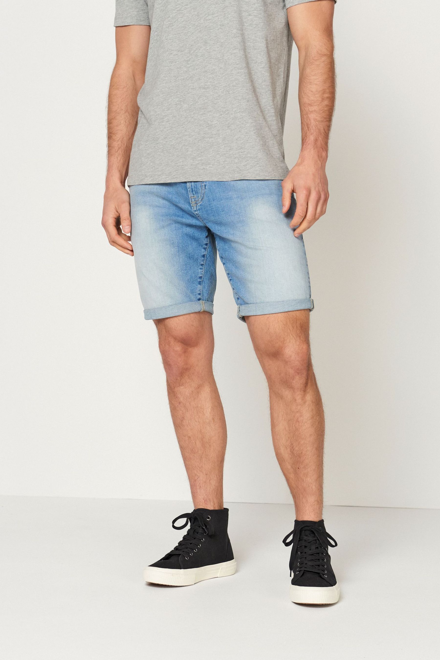 Denim Shorts Slim Fit