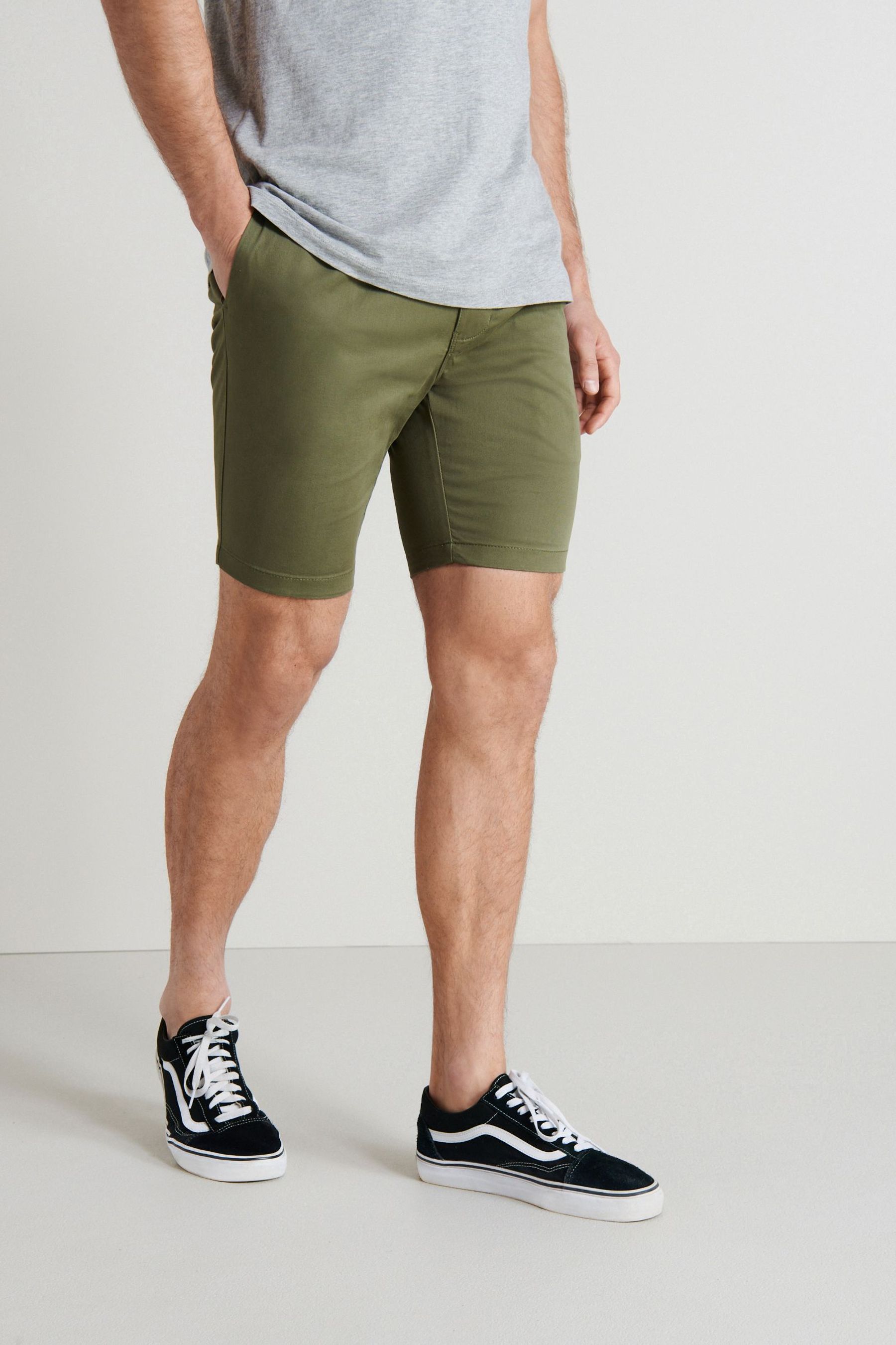 Stretch Chino Shorts Slim Fit