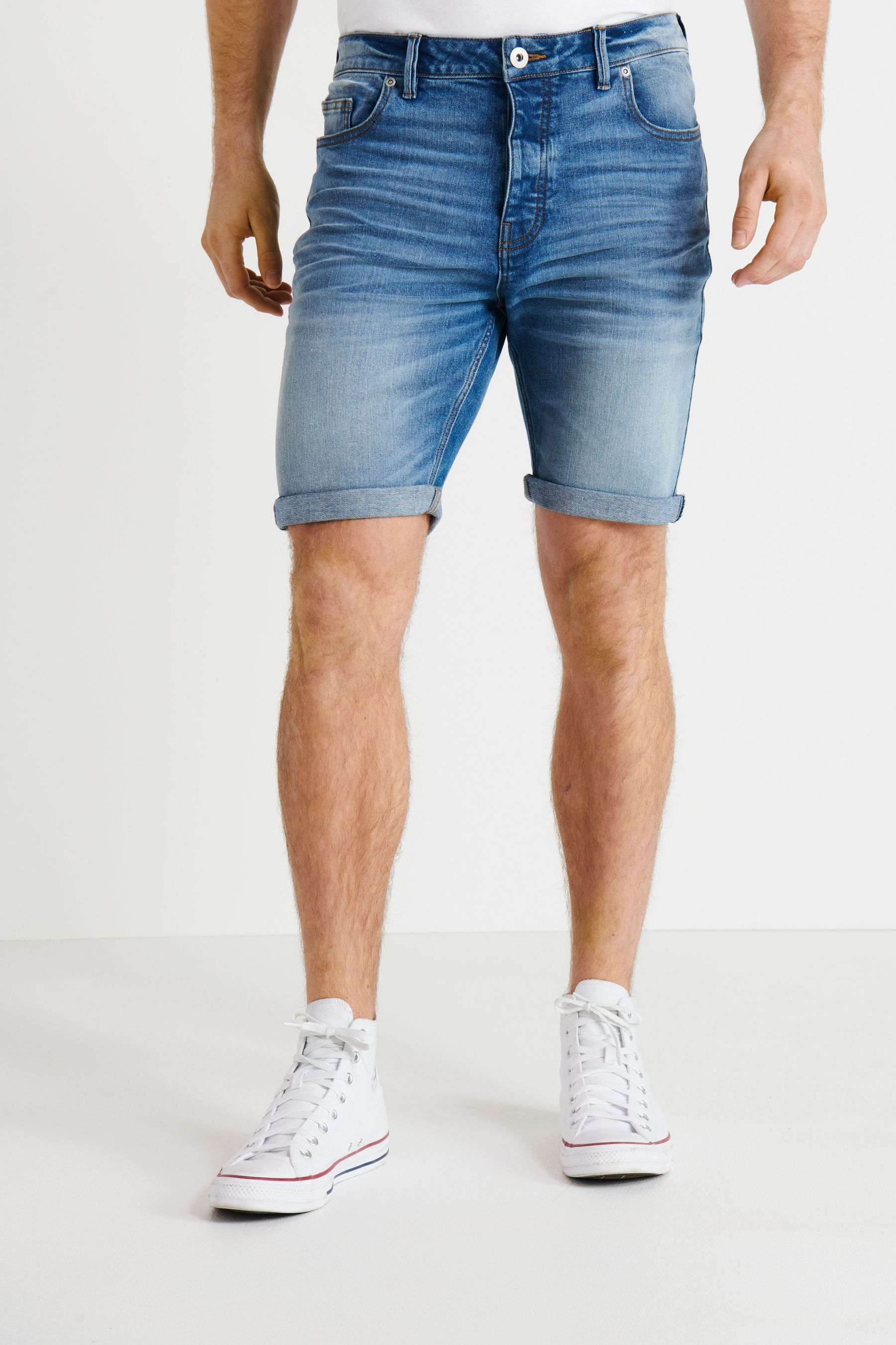 Denim Shorts Slim Fit