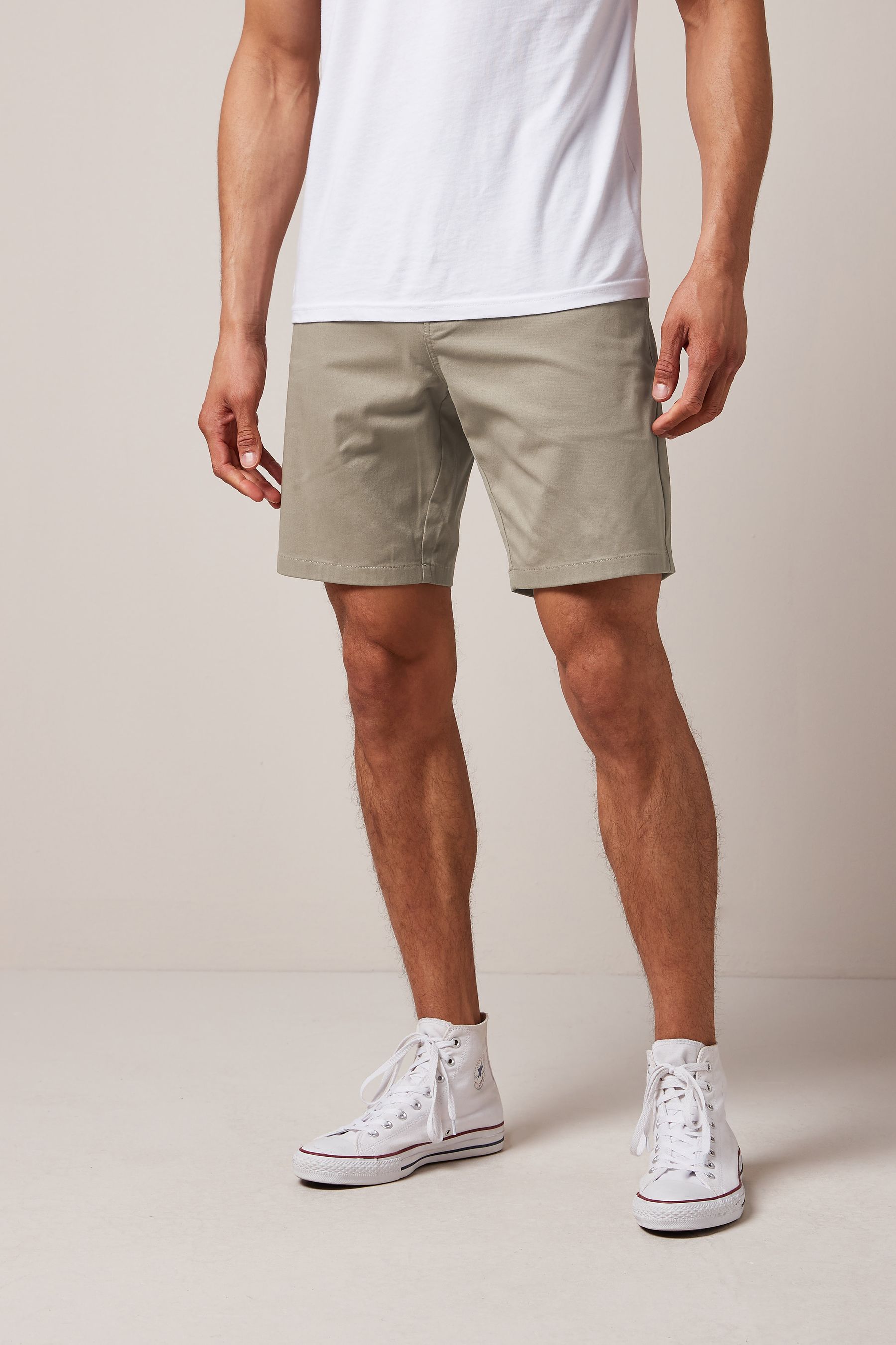 Stretch Chino Shorts Straight Fit