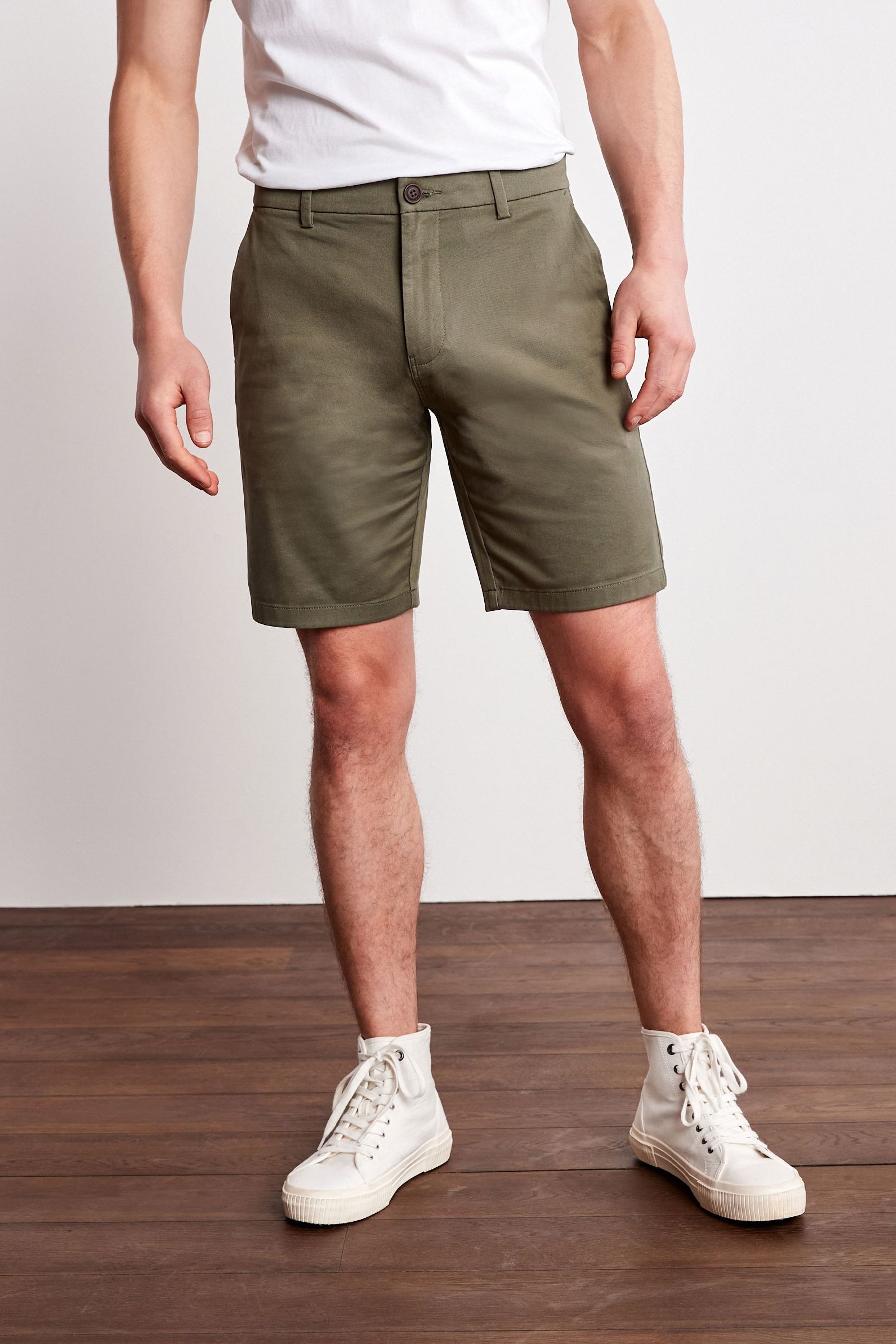 Stretch Chino Shorts Straight Fit