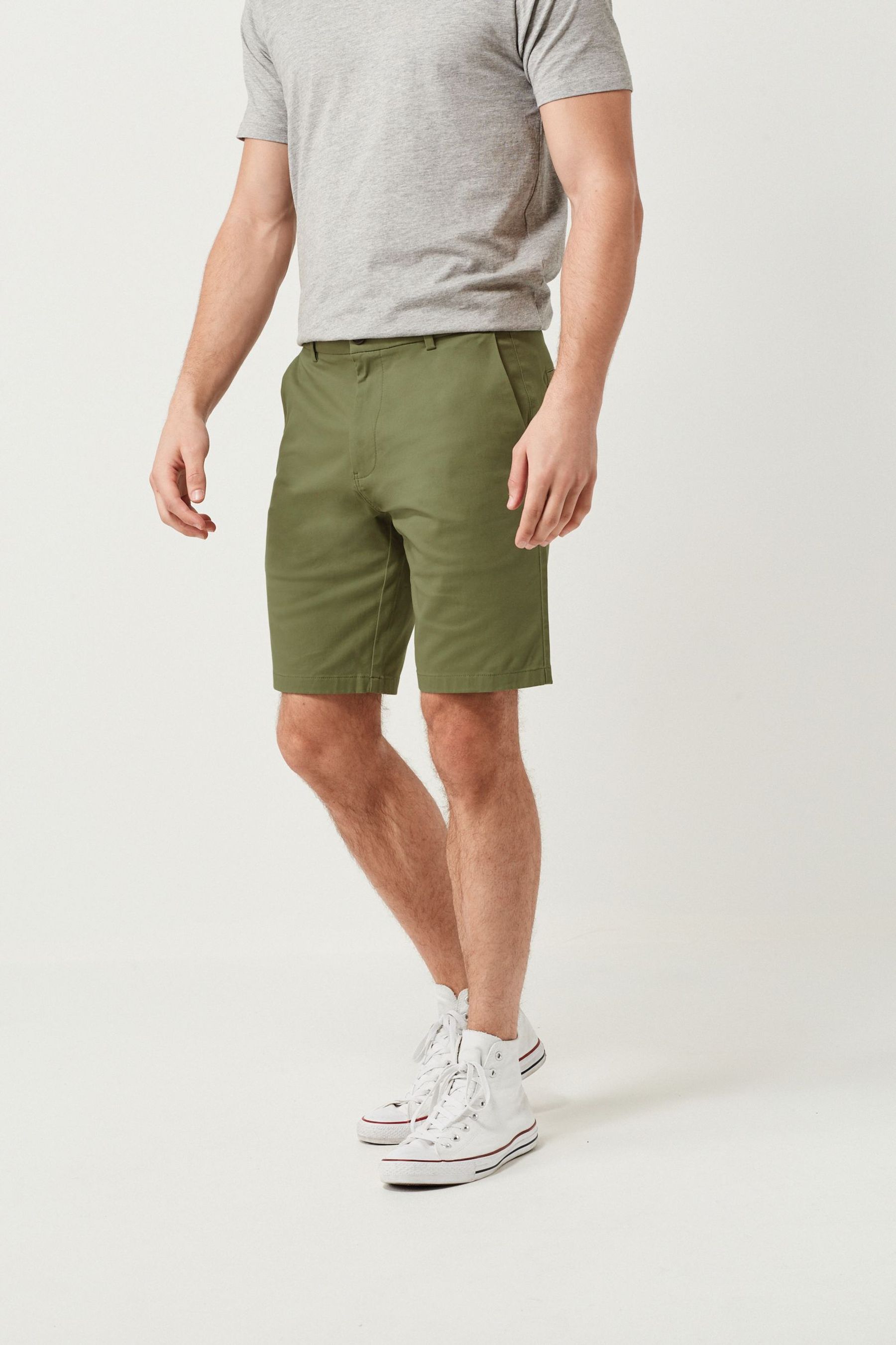 Stretch Chino Shorts Straight Fit